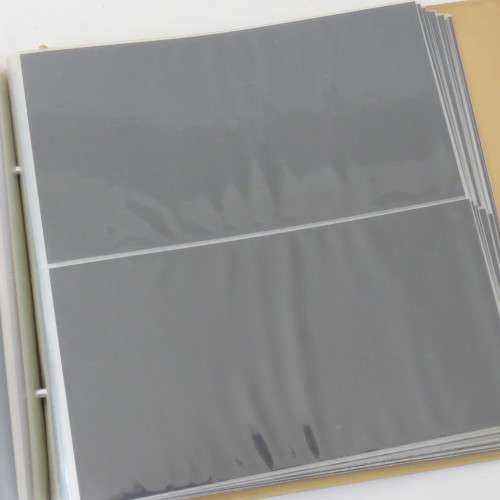 FDC/Banknote album with space for 64 normal and 10 large first day covers