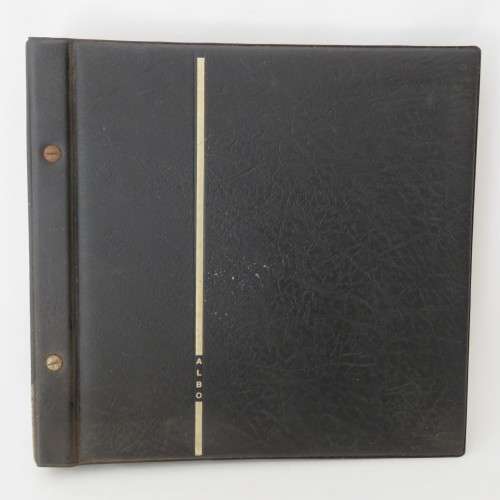 Banknote/FDC album with space for 100 large items and 10 X large items