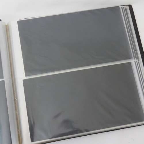 Banknote/FDC album with space for 100 large items and 10 X large items