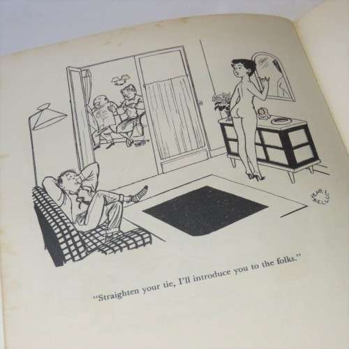Clementine and her men 1958 cartoon book - Hardcover