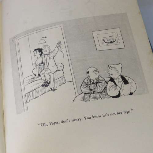 Clementine and her men 1958 cartoon book - Hardcover