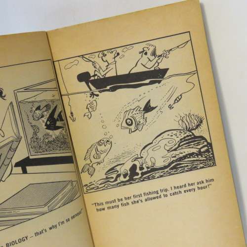 Vintage cartoon softcover by Hal Sherman - Fishing for Laughs
