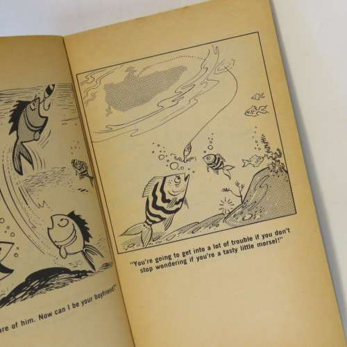 Vintage cartoon softcover by Hal Sherman - Fishing for Laughs