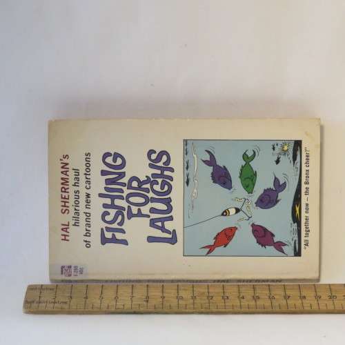 Vintage cartoon softcover by Hal Sherman - Fishing for Laughs