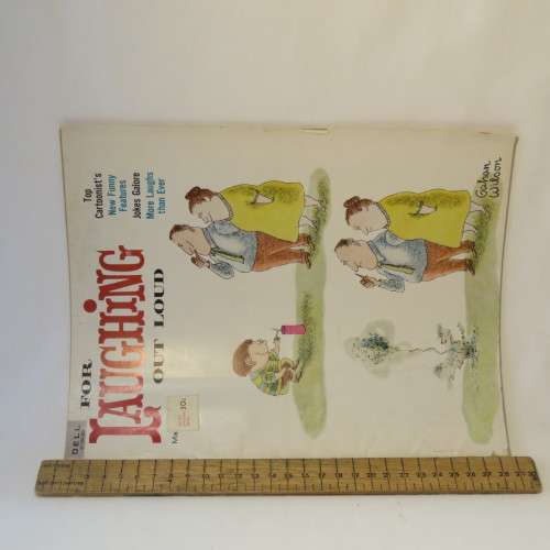 For Laughing out loud Jan-Mar 1963 Cartoon and joke book - DELL 07-280-303