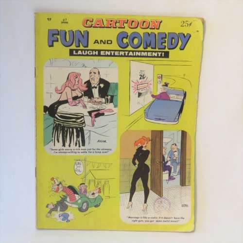 Cartoon fun and comedy #7 spring 1967 Cartoons, Jokes and girls