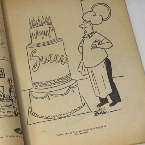 Laugh Parade Jan 1966 Cartoon and joke book with girls - Some paper problems