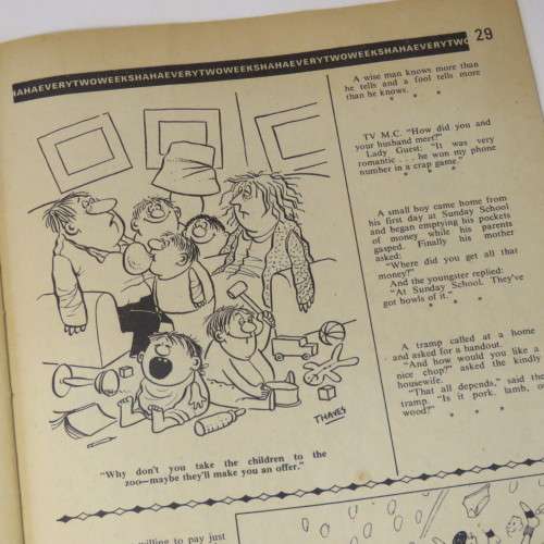 Ha Ha Cartoon and joke book no 12 - Good condition - Minor faults