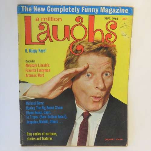 A Million Laughs cartoon and joke book - September 1966 - Good condition