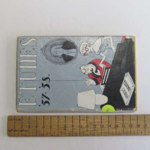 Etudes - Vintage pocket cartoon book - 1958 - Hardcover