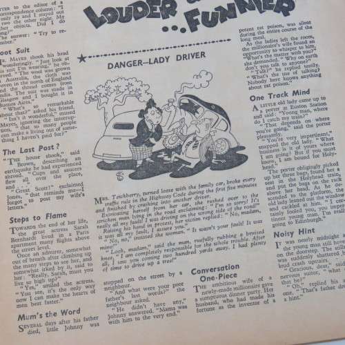 Happy Variety cartoon and joke book September 1954 - Good condition