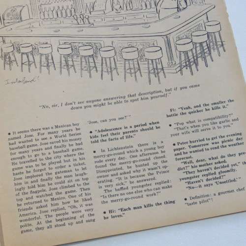 For Laughing out loud cartoon and joke book - September 1963 - Vintage - Good condition