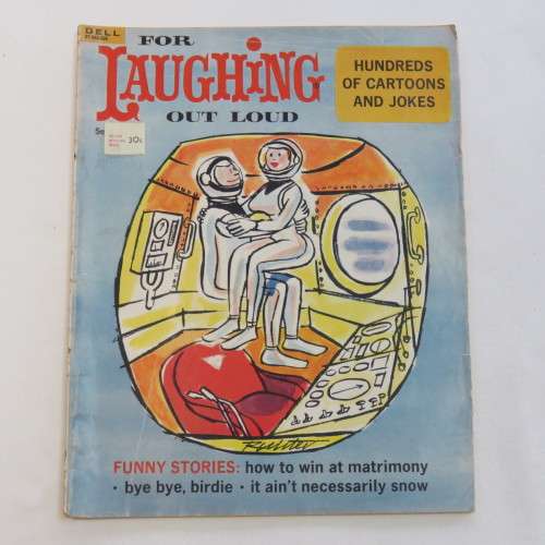 For Laughing out loud cartoon and joke book - September 1963 - Vintage - Good condition