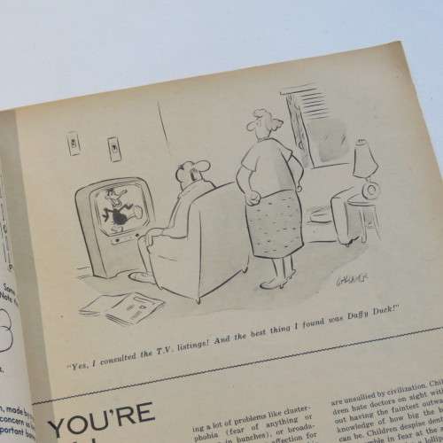 For Laughing out loud Jan-Mar 1960 Cartoon and joke book - Well used but intact