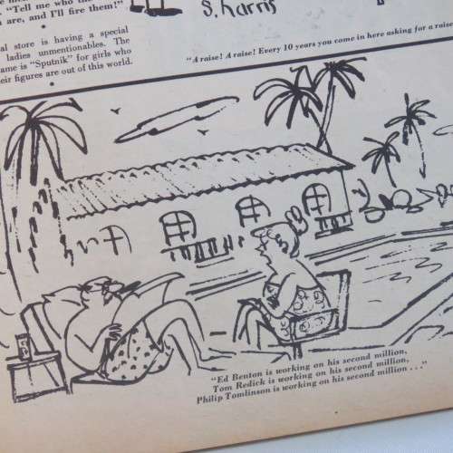 Cartoons for Men only - October 1959 Joke and cartoon book - Minor paper problems