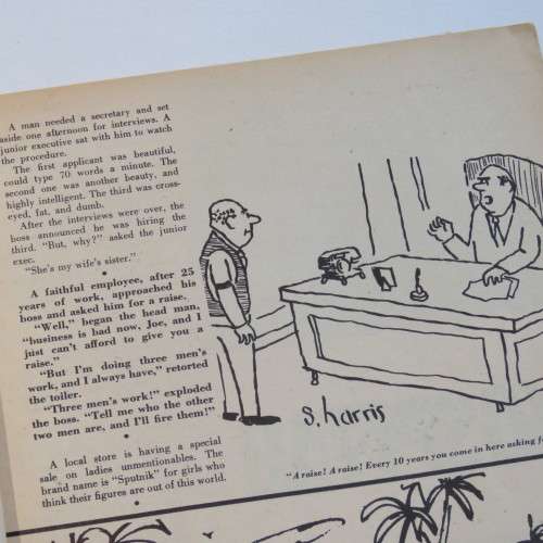 Cartoons for Men only - October 1959 Joke and cartoon book - Minor paper problems