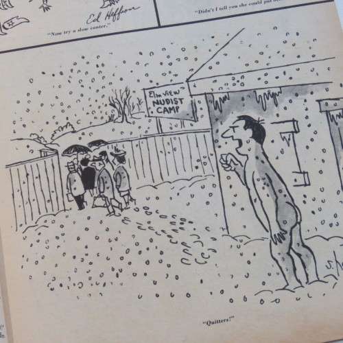 Cartoons for Men only - October 1959 Joke and cartoon book - Minor paper problems