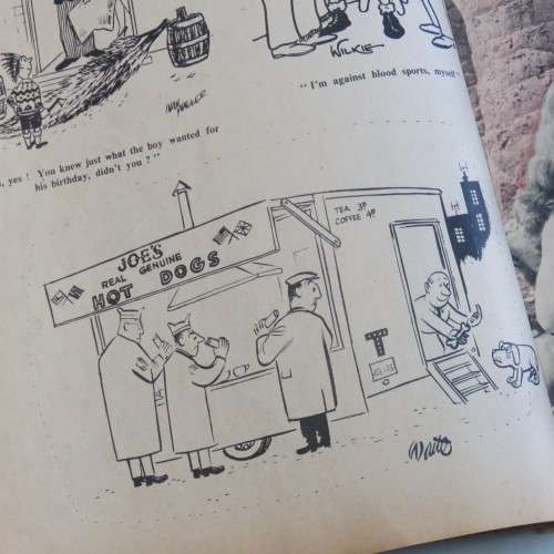 Laughs - a New weekend mail book 1950`s or 1960`s - Cartoons, jokes and girls - Good condition