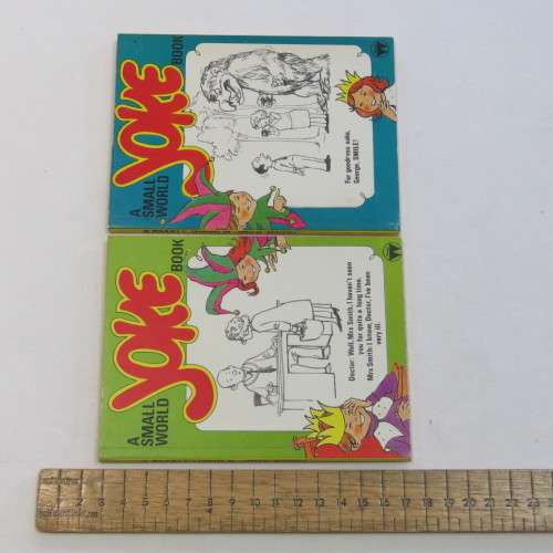 A small world joke book - 2 book from 1983 - Cartoons and Jokes