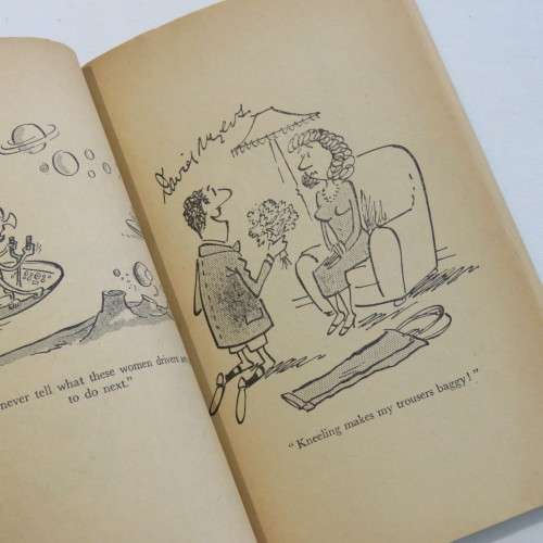 Vintage cartoon book - Cartoon humor 1959 issue - Cartoons from national press