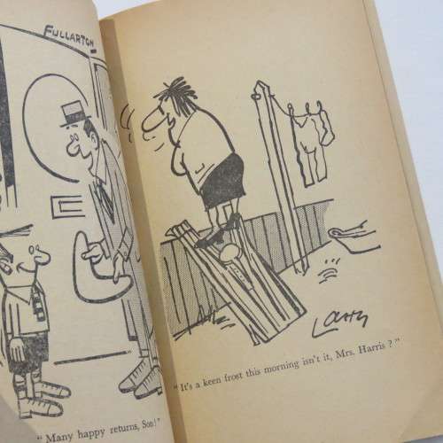 Vintage cartoon book - Cartoon humor 1959 issue - Cartoons from national press
