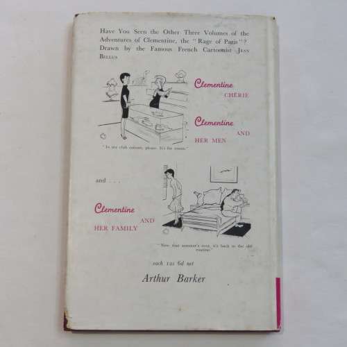 Vintage Cartoon book Clementine and I`amour - Hardcover - 1961 issue