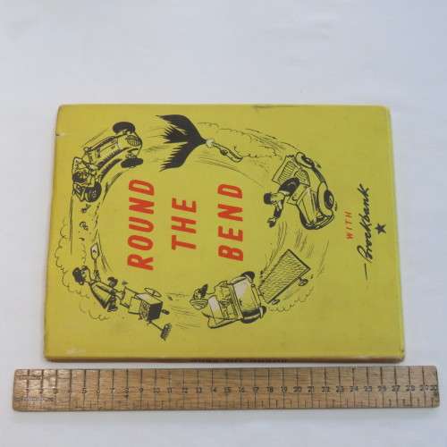 Round the Bend with Brockbank car cartoons 1959 issue with dust cover