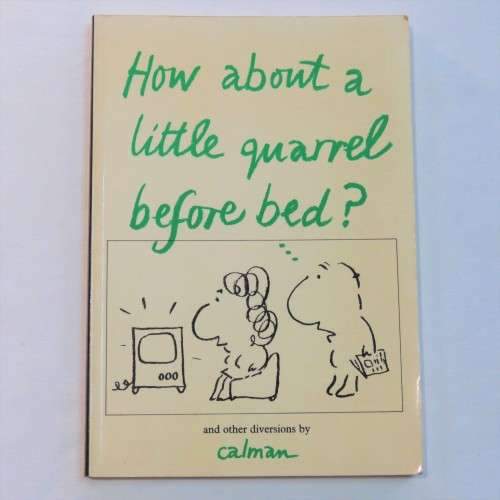 Vintage cartoon book how about a little quarrel before bed? 1981 issue