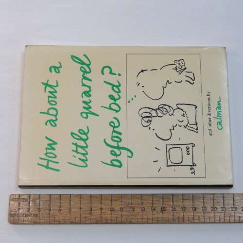 Vintage cartoon book how about a little quarrel before bed? 1981 issue