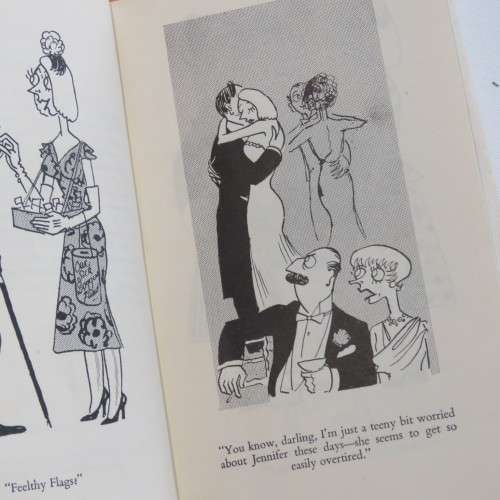 Vintage cartoon book private views by Osbert Lancaster 1956 first edition