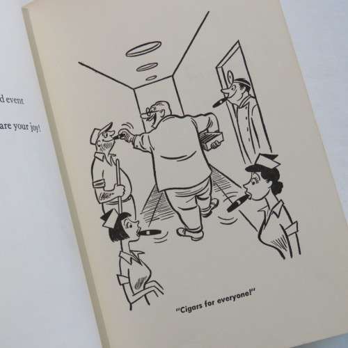 Vintage cartoon book congratulations you`re a Grandparent - 1959 issue
