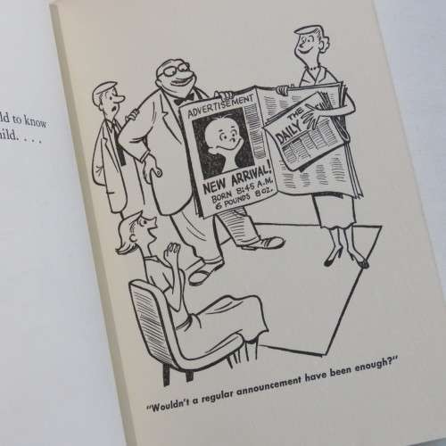Vintage cartoon book congratulations you`re a Grandparent - 1959 issue