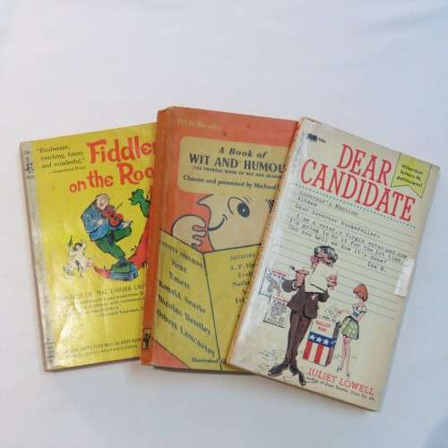 Lot of 3 vintage joke / funny books