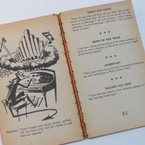 Lot of 3 vintage joke books loose covers etc
