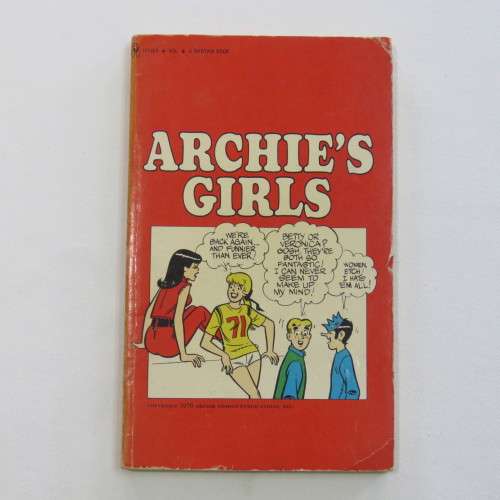 Vintage cartoon book Archie`s Girls 1973 issue
