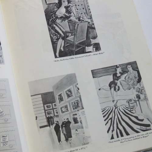 Esquire cartoon album 1958 hardcover - Dust cover damaged