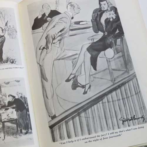 Esquire cartoon album 1958 hardcover - Dust cover damaged