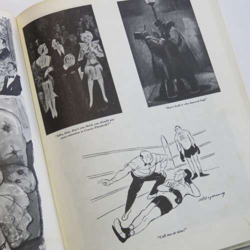 Esquire cartoon album 1958 hardcover - Dust cover damaged