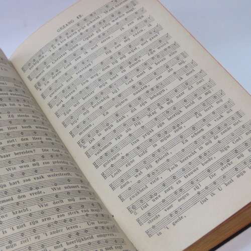 Set of 1884 Psalmen and Gezangen in original stand - Excellent condition