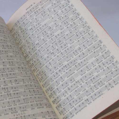 Set of 1884 Psalmen and Gezangen in original stand - Excellent condition