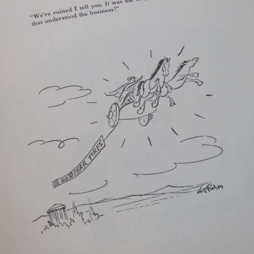 Ed Fisher`s first Folio of cartoons hardcover 1959 New Yorker magazine