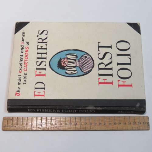 Ed Fisher`s first Folio of cartoons hardcover 1959 New Yorker magazine