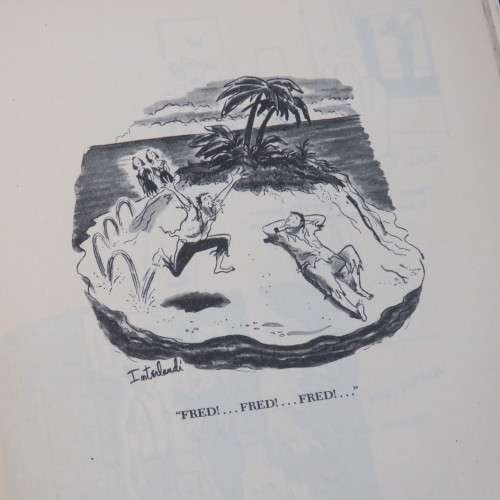 Vintage cartoon book Honey I`m Home! from the Saturday Evening Post 1955 First issue