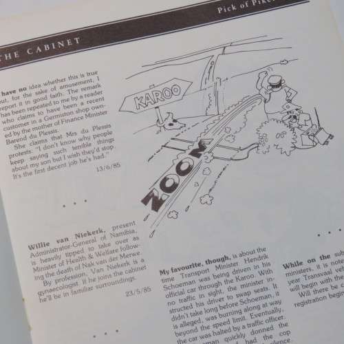 Pick of Piker cartoon and joke book Best pieces early 1980`s from finance week