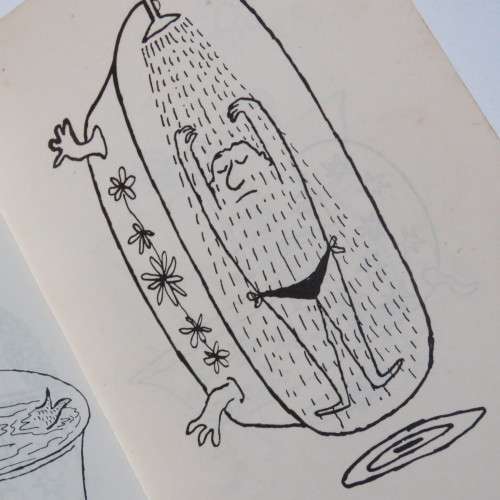 Vintage cartoon book Two in a tub by Ted Schaap 1956 issue
