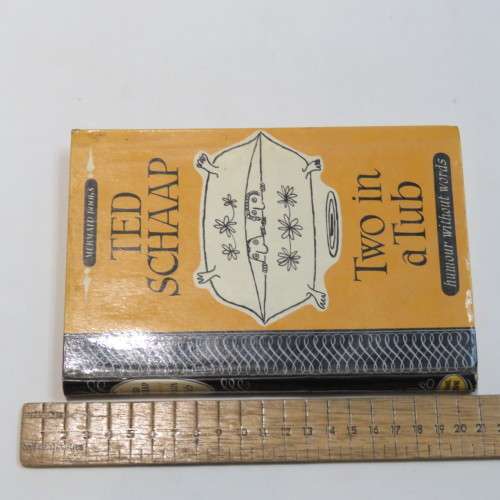 Vintage cartoon book Two in a tub by Ted Schaap 1956 issue