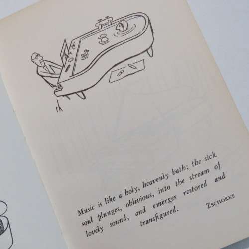 Kleine Nachtmusik hardcover cartoon book 1958 issue music related cartoons