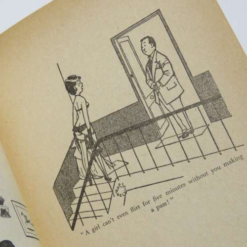 Clementine and her men softcover cartoon book - By Jean Bellus - 1958 issue