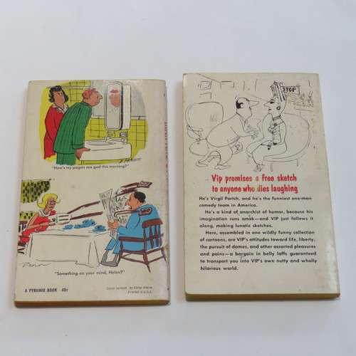 Lot of 5 vintage cartoon books 2 softcover and 3 hardcover