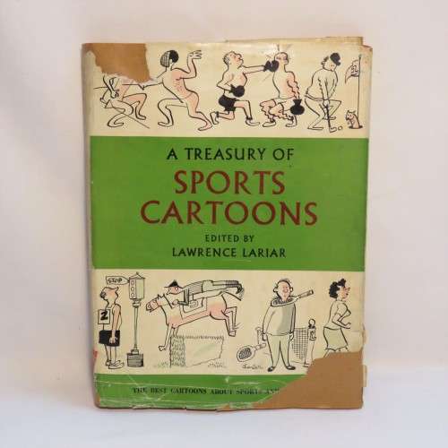 A Treasury of Sports cartoons 1958 - First issue - Dust cover repaired